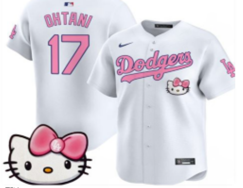 Men Los Angeles Dodgers #17 Ohtani white Game 2026 Nike MLB Jersey 053003->los angeles dodgers->MLB Jersey